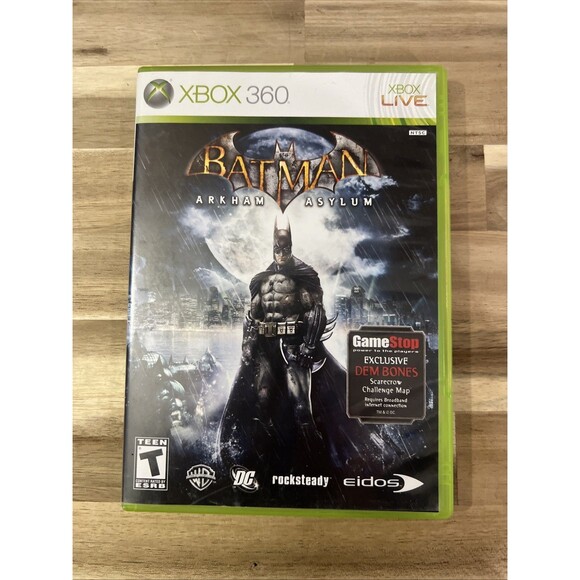 Other - Batman Arkham Asylum - Gamestop Edition (Microsoft XBOX 360, 2009) Complete CIB